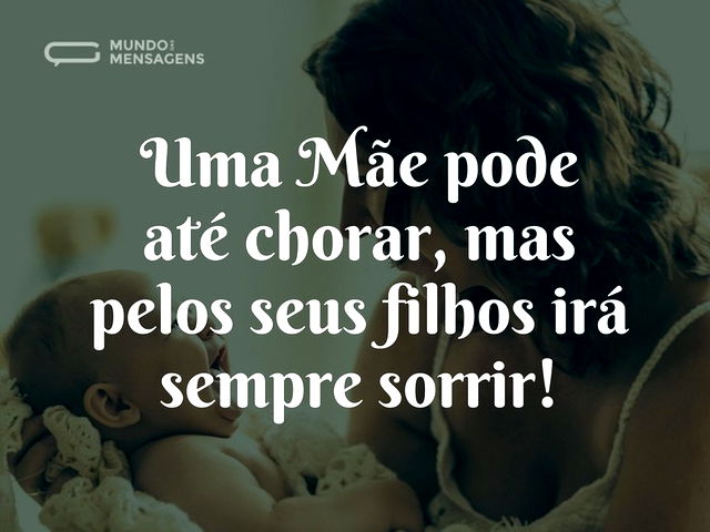 Lágrimas e sorrisos de uma mãe