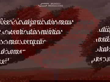 Meu coração bate de amor por você