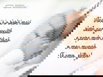 Você é todo o meu mundo, filho