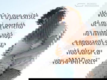 A perfeição da minha vida