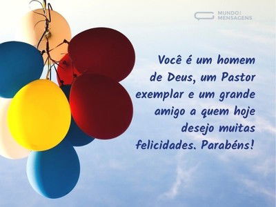 Homem de Deus, pastor e amigo
