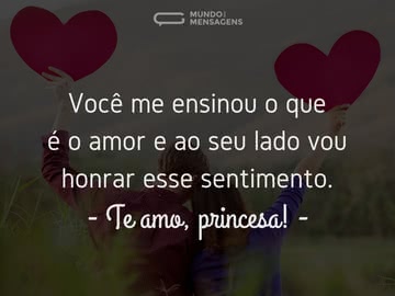 A honra de amar você