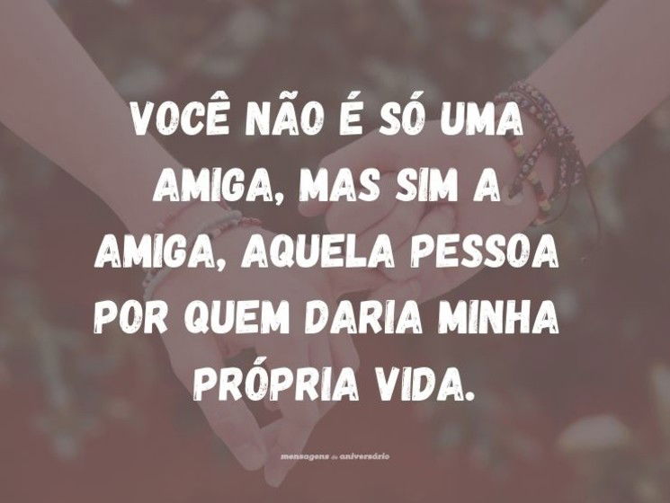 Pela minha amiga faria tudo