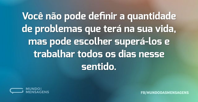 Você não pode definir a quantidade de pr...