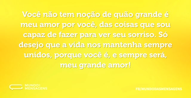 Noção do amor